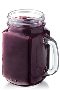 Blackcurrant Smoothie Juice Jar, Paths