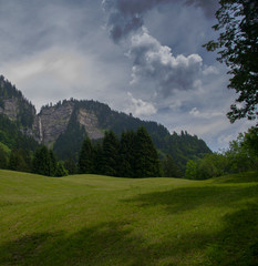Fototapeta na wymiar Masonbachfall - Braz - Innerbraz - Klostertal