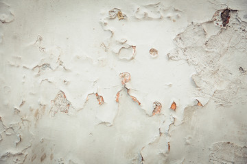 peeling paint on the wall background texture