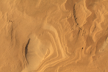 Sand texture in the Gobi desert, Mongolia