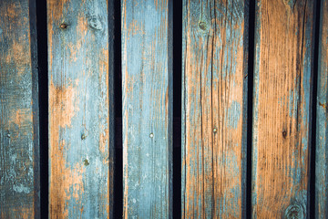 blue shabby pier at sea background texture