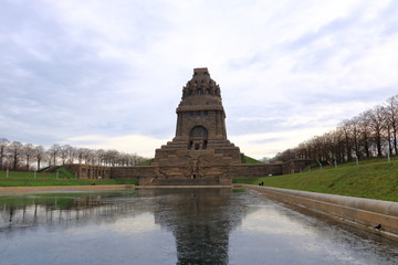 Fototapeta na wymiar Battle of nations monument in Leipzig, Germany
