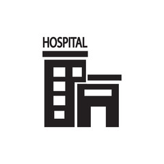 Hospital icon vector trendy design