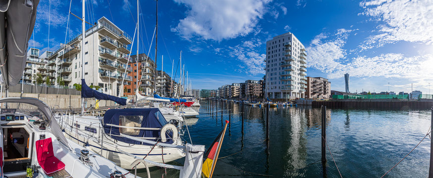 Stadthafen von Malm&ouml; Panorama