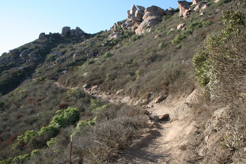 Trail on Bishops Peak San Luis Obispo California Central Coast
