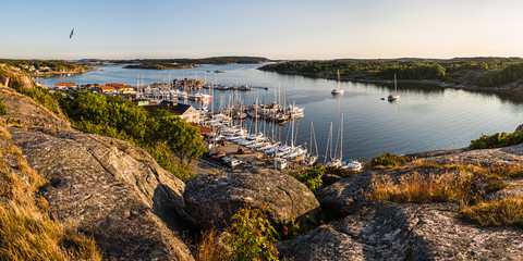 Bucht von Grebbestad, Schweden / Panorama
