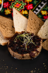 delicious food on the table