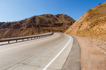 highway A-373, Tashkent-Osh highway, Kamchik pass Uzbekistan