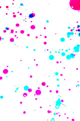 Acrylic Paint Blobs Splatters and spots for Background