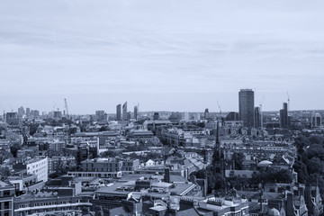 Fototapeta premium Panoramic views of London from above