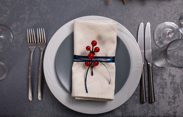 restaurant menu, tableware serving