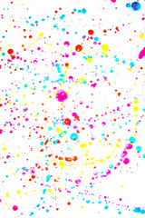 Acrylic Paint Blobs Splatters and spots for Background