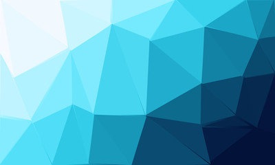 Blue abstract polygon background