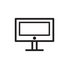 Monitor icon vector design template