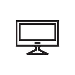 Monitor icon vector design template