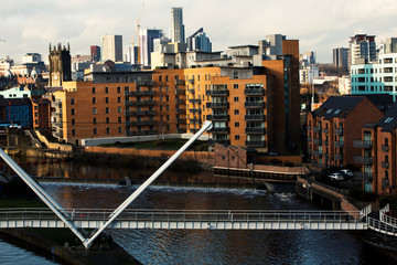 Panoramic image of large city