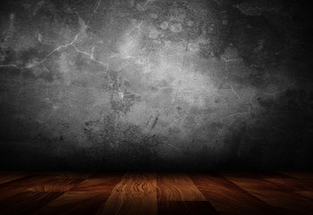 empty interior room with grunge wall