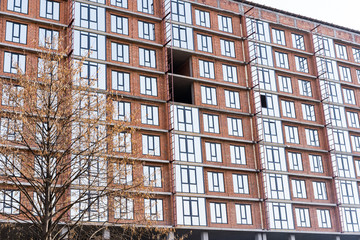 Construction of a multi-storey residential building