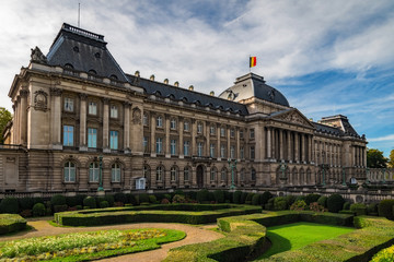 Obraz premium Belgium - Royal Palace from Courtyard - Brussels
