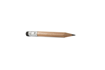 Pencil with Copy Space Isolated on a White Background.