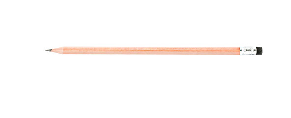 Pencil with Copy Space Isolated on a White Background.
