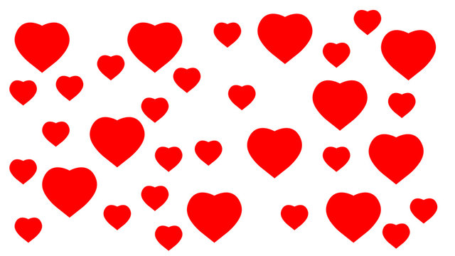 Heart icon background. Heart illustration 