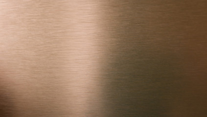 Copper or bronze brushed metal background or texture - 314745286