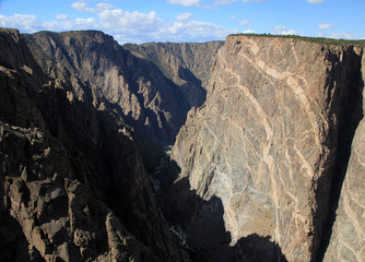 Black canyon park in Colorado, USA