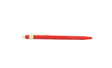 Pen Isolated on White Background  with clipping path. There are many colors to choose from, such as blue, red, black, green.