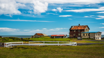 Fototapeta premium Iceland - Rusted Out Old House - Grindavik