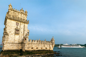 View on Belem Tower, Lisboa, Portugal