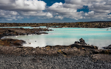 Fototapeta na wymiar Iceland - The Turquois Waters of the Blue Lagoon