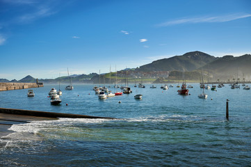 Fototapeta na wymiar Fishing Boats, Castro Urdiales, Cantabria, Spain, Europe