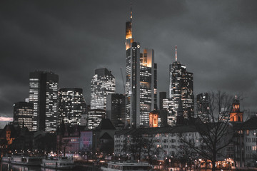  Dom-Römer. The city of old old building in the city of Frankfurt am Main. Old houses and...