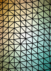 Abstract Low Polygon gradient Generative Art background illustration