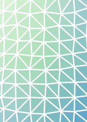Fototapeta premium Abstract Low Polygon gradient Generative Art background illustration