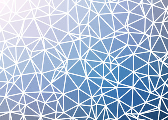 Abstract Low Polygon gradient Generative Art background illustration