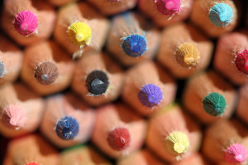 Obraz na płótnie Canvas colorful pencils photo