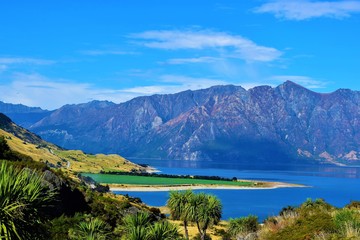 Fototapeta na wymiar Awesome view in New Zealand