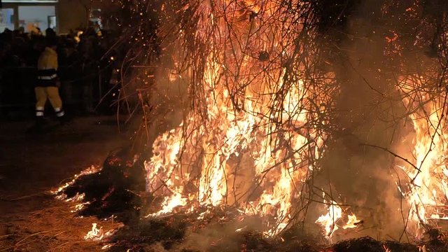 Fuego en camara lenta, particulas
