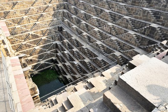 Geometric lines of the Chand Baori