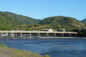 Fototapeta na wymiar 京都　嵐山　渡月橋