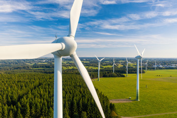 Fototapeta Wind Turbines Windmill Energy obraz