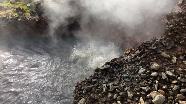 Geothermie - Reykjadalur Hot Spring - Islande