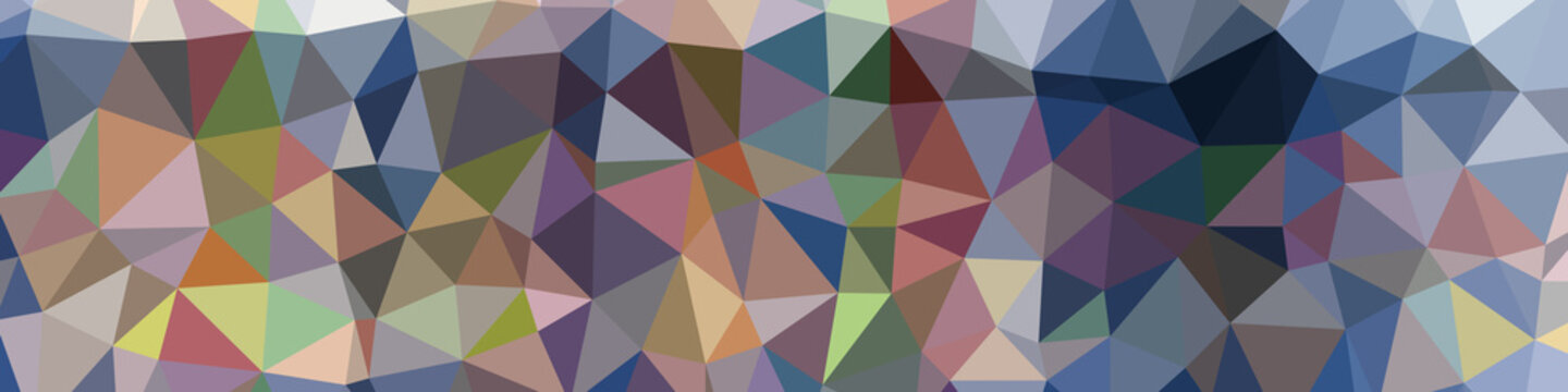 Abstract Low Polygon gradient Generative Art background illustration