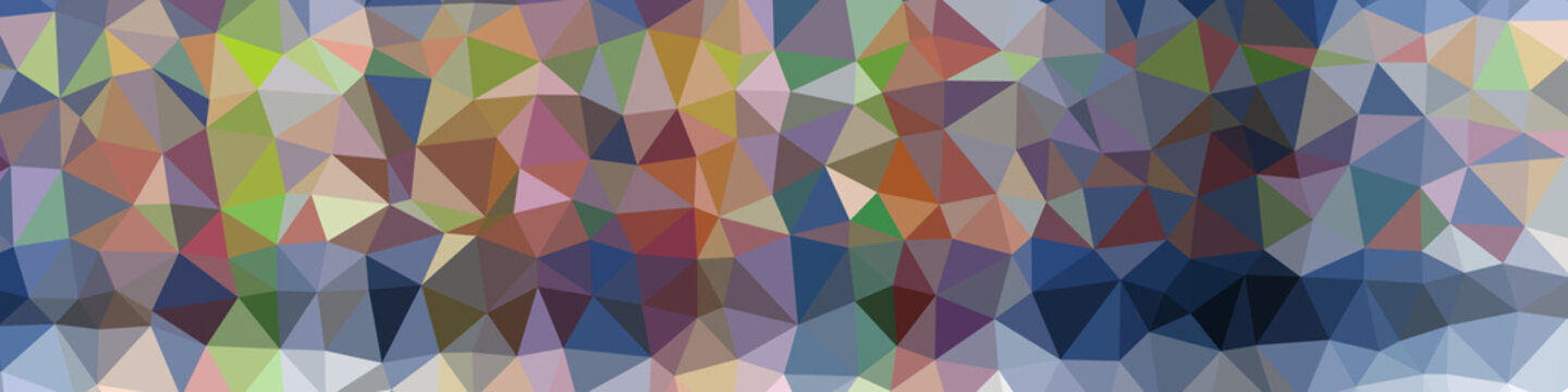 Abstract Low Polygon gradient Generative Art background illustration