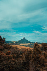 Landscape with rock mountain