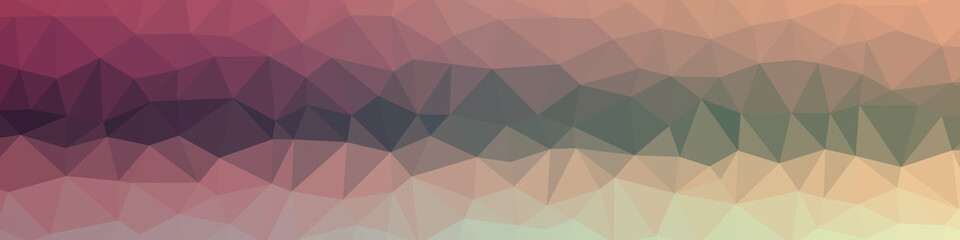 Fototapeta premium Abstract Low Polygon gradient Generative Art background illustration