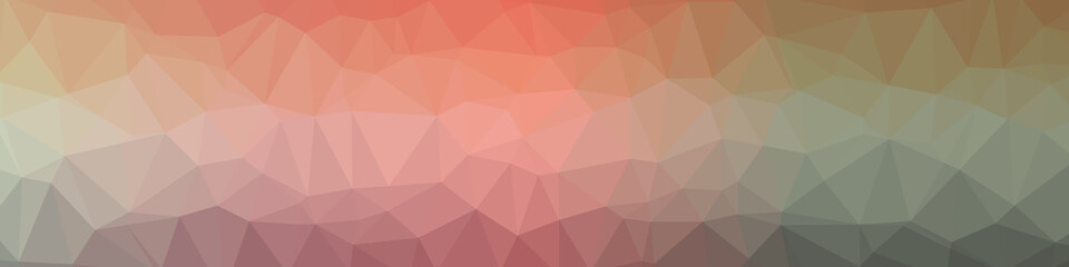Fototapeta premium Abstract Low Polygon gradient Generative Art background illustration