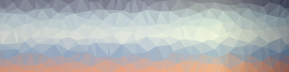 Fototapeta premium Abstract Low Polygon gradient Generative Art background illustration